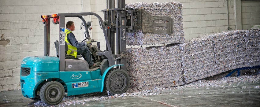 Paper shredding process